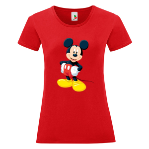 Цветна дамска тениска- Мики Маус