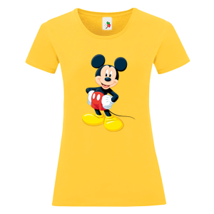 Цветна дамска тениска- Мики Маус