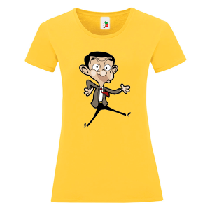 Цветна дамска тениска- Мистър Бийн