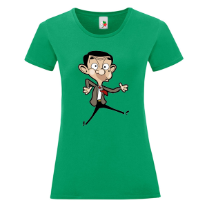 Цветна дамска тениска- Мистър Бийн