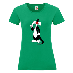 Цветна дамска тениска- Силвестър