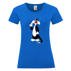 Цветна дамска тениска- Силвестър