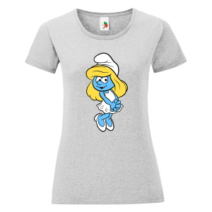 Цветна дамска тениска- Смърфиета