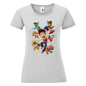 Цветна дамска тениска- Пес Патрул