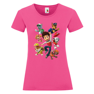 Цветна дамска тениска- Пес Патрул