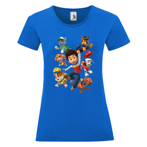 Цветна дамска тениска- Пес Патрул