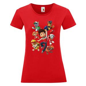 Цветна дамска тениска- Пес Патрул