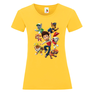 Цветна дамска тениска- Пес Патрул