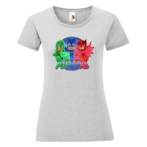 Цветна дамска тениска- PJ Masks