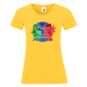Цветна дамска тениска- PJ Masks