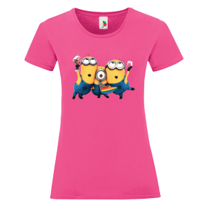 Цветна дамска тениска- Миньони