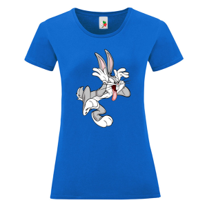 Цветна дамска тениска- Бъгс Бъни