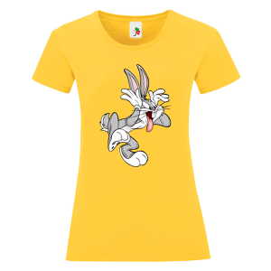 Цветна дамска тениска- Бъгс Бъни