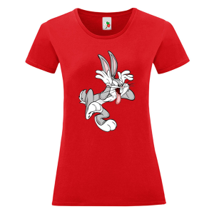 Цветна дамска тениска- Бъгс Бъни