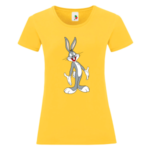 Цветна дамска тениска- Бъгс Бъни