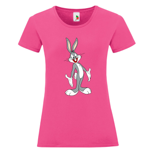 Цветна дамска тениска- Бъгс Бъни
