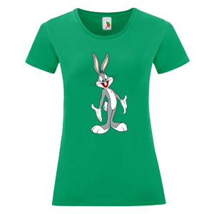 Цветна дамска тениска- Бъгс Бъни