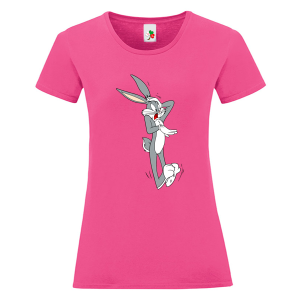 Цветна дамска тениска- Бъгс Бъни