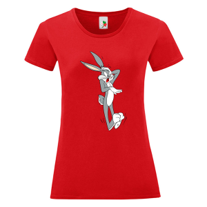 Цветна дамска тениска- Бъгс Бъни