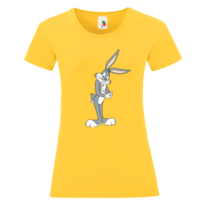 Цветна дамска тениска- Бъгс Бъни