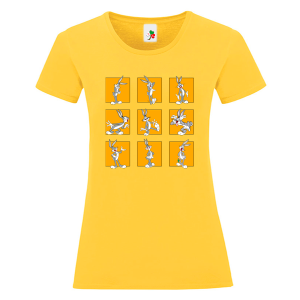 Цветна дамска тениска- Бъгс Бъни