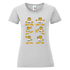 Цветна дамска тениска- Гарфилд