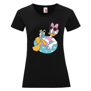 Черна дамска тениска- Дейзи