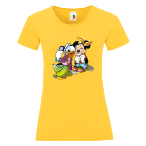 Цветна дамска тениска- Дейзи и Мини