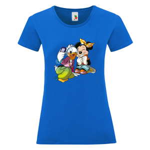 Цветна дамска тениска- Дейзи и Мини