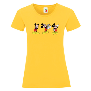 Цветна дамска тениска- Мики Маус