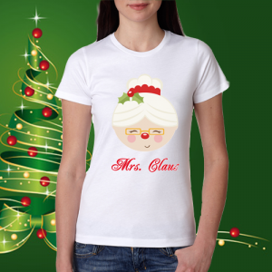 Дамска коледна тениска