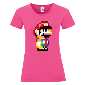 Цветна дамска тениска- Супер Марио