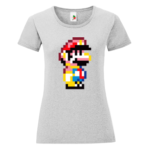 Цветна дамска тениска- Супер Марио