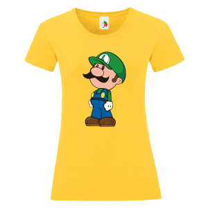 Цветна дамска тениска- Супер Марио