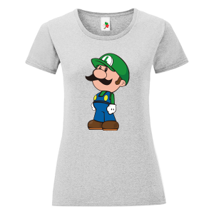 Цветна дамска тениска- Супер Марио