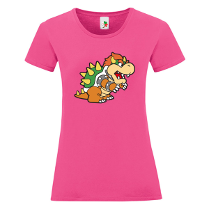 Цветна дамска тениска- Супер Марио