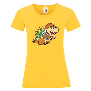 Цветна дамска тениска- Супер Марио
