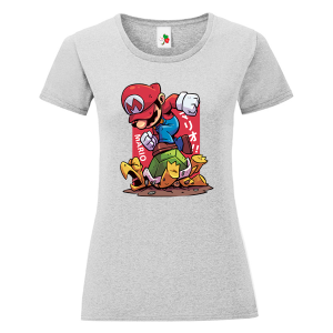 Цветна дамска тениска- Супер Марио