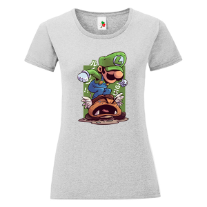 Цветна дамска тениска- Супер Марио