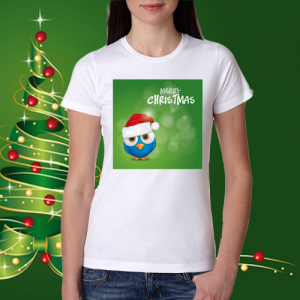 Дамска коледна тениска