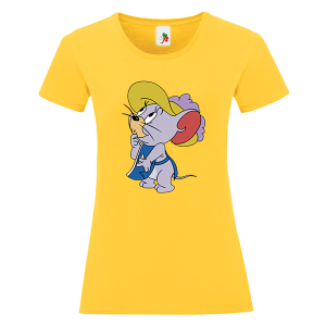 Цветна дамска тениска- Том и Джери