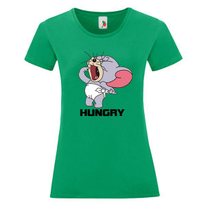 Цветна дамска тениска- Том и Джери