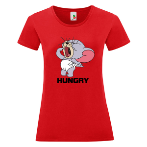 Цветна дамска тениска- Том и Джери