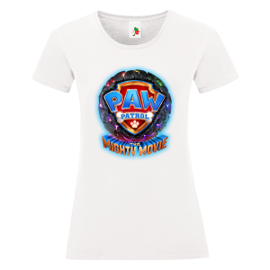 Бяла дамска тениска- Пес Патрул