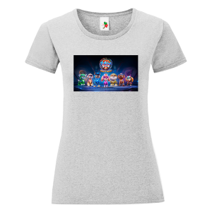 Цветна дамска тениска- Пес Патрул