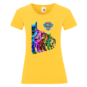 Цветна дамска тениска- Пес Патрул