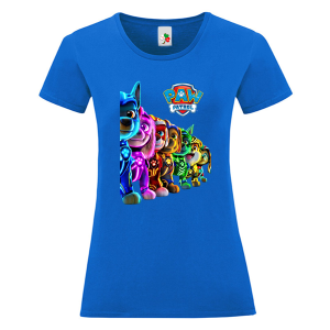 Цветна дамска тениска- Пес Патрул