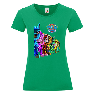 Цветна дамска тениска- Пес Патрул