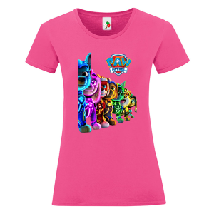 Цветна дамска тениска- Пес Патрул