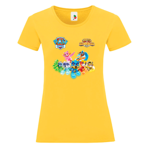 Цветна дамска тениска- Пес Патрул